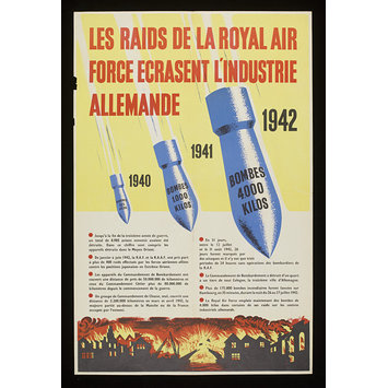 Poster - Les Raids de la Royal Air Force... Poster - Les Raids de la Royal Air Force...