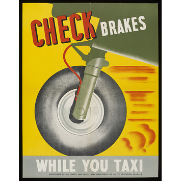 Poster - Check Brakes While You Taxi Poster - Check Brakes While You Taxi