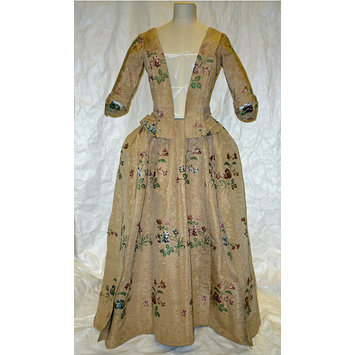 Gown and petticoat Gown and petticoat