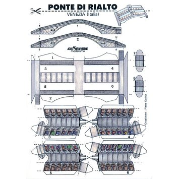 Paper model - Ponte di Rialto Paper model - Ponte di Rialto