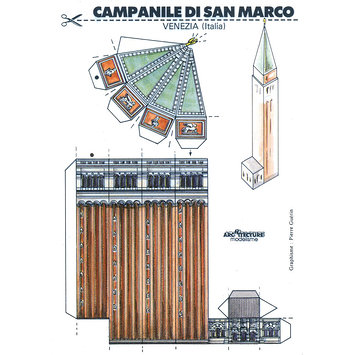 Paper model - Campanile di San Marco Paper model - Campanile di San Marco