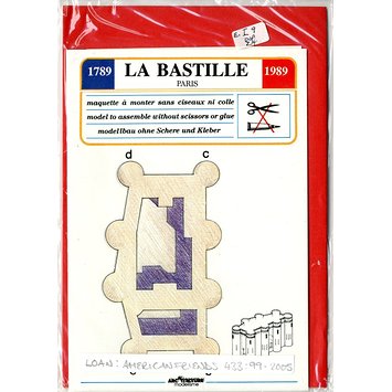 Paper model - La Bastille Paper model - La Bastille