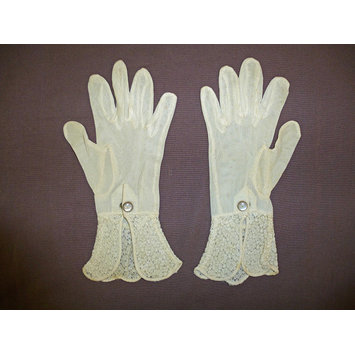 Pair of wedding gloves Pair of wedding gloves