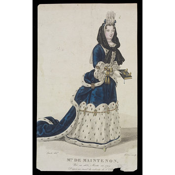 Fashion plate - Mme. de Maintenon Fashion plate - Mme. de Maintenon