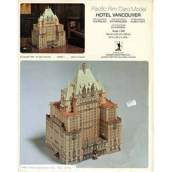 Paper model - Hotel Vancouver Paper model - Hotel Vancouver