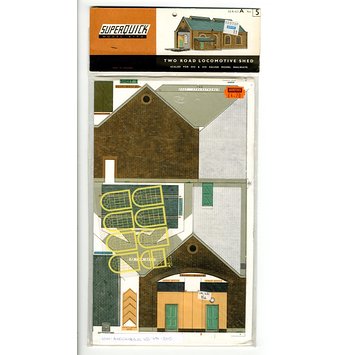 Paper model - Two Road Locomotive Shed Paper model - Two Road Locomotive Shed