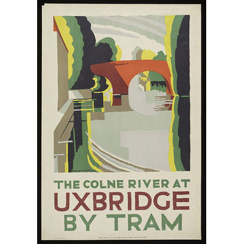 Poster - The Colne River at Uxbridge by Tram Poster - The Colne River at Uxbridge by Tram