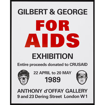 Poster - Gilbert & George for AIDS Poster - Gilbert & George for AIDS