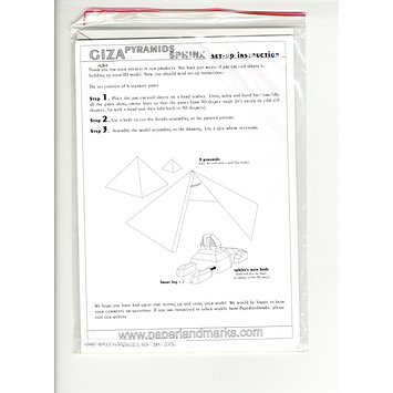Model - Giza Pyramids & Sphinx Model - Giza Pyramids & Sphinx