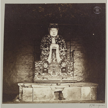 Photograph - Confucius, Canton, April 1860 Photograph - Confucius, Canton, April 1860