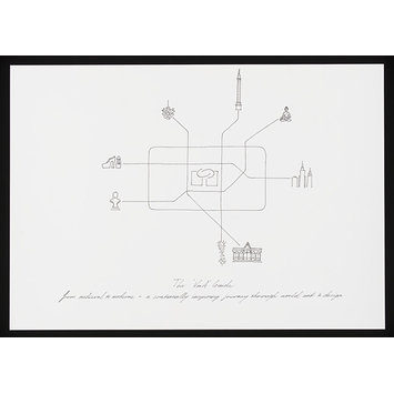 Drawing - Contribution to V&A 150th anniversary album Drawing - Contribution to V&A 150th anniversary album
