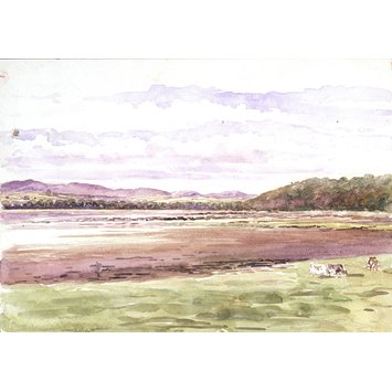 drawing - Kirkcudbright Bay drawing - Kirkcudbright Bay