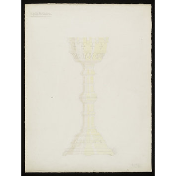Design for ecclesiastical metalwork Design for ecclesiastical metalwork