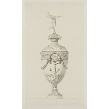 Design for a silver cup and cover Design for a silver cup and cover