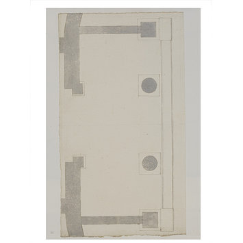 Design - Plan of a portico for an unidentified project Design - Plan of a portico for an unidentified project