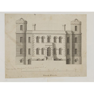 Design - Design for the south elevation, Vanbrugh House, Greenwich Design - Design for the south elevation, Vanbrugh House, Greenwich