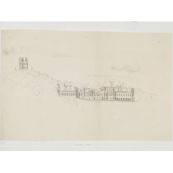 Design - Perspective drawing of Claremont House, Surrey Design - Perspective drawing of Claremont House, Surrey