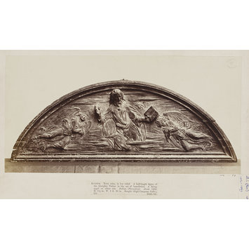 Relief - God the Father between two Angels Relief - God the Father between two Angels