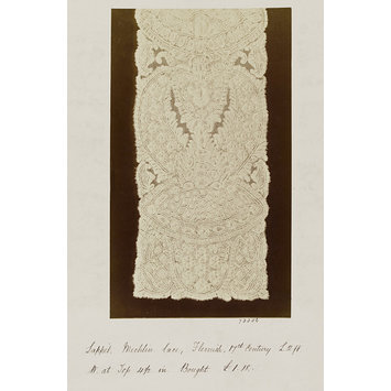 Photograph - Lappet, Mechlin Lace, Flemish, 17th century Photograph - Lappet, Mechlin Lace, Flemish, 17th century