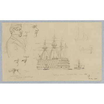 Drawing - Sketches made during the Campaign of 1854-55 in the Crimea, Circassia and Constantinople Drawing - Sketches made during the Campaign of 1854-55 in the Crimea, Circassia and Constantinople