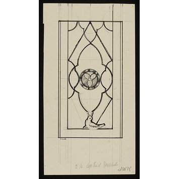 Record drawing of stained glass Record drawing of stained glass