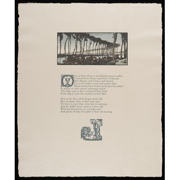 Print - View on the Canal de Damme Print - View on the Canal de Damme