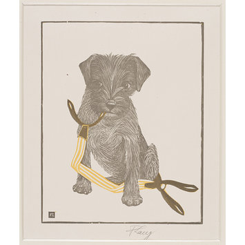 Print - Schnauzer mit Hosenträger. Print - Schnauzer mit Hosenträger.