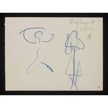 Drawing - Daphnis et Chloe Drawing - Daphnis et Chloe