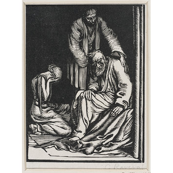 Print - King Lear, Kent and Cordelia. Print - King Lear, Kent and Cordelia.