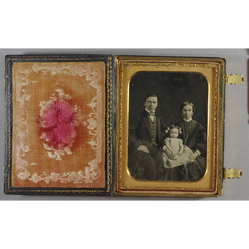 Photograph; daguerreotype - Hiller family portrait Photograph; daguerreotype - Hiller family portrait