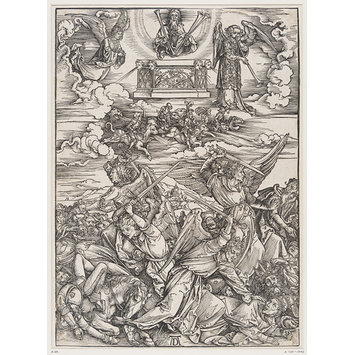 Woodcut - The Four Avenging Angels of Euphrates Woodcut - The Four Avenging Angels of Euphrates