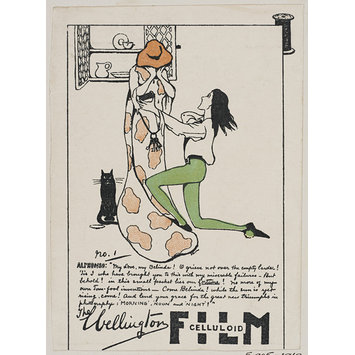 Print - Pictorial advertisements for the Wellington Photographic Materials Print - Pictorial advertisements for the Wellington Photographic Materials