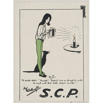Print - Pictorial advertisements for the Wellington Photographic Materials Print - Pictorial advertisements for the Wellington Photographic Materials