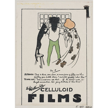 Print - Pictorial advertisements for the Wellington Photographic Materials Print - Pictorial advertisements for the Wellington Photographic Materials