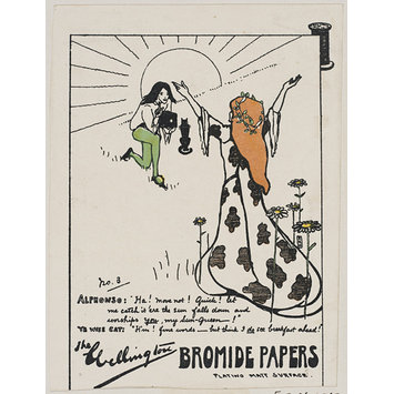 Print - Pictorial advertisements for the Wellington Photographic Materials Print - Pictorial advertisements for the Wellington Photographic Materials