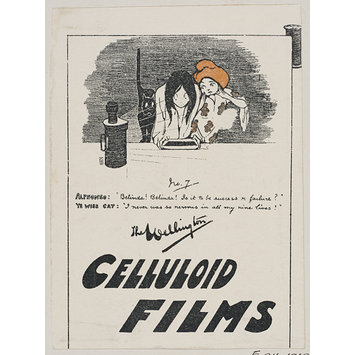 Print - Pictorial advertisements for the Wellington Photographic Materials Print - Pictorial advertisements for the Wellington Photographic Materials