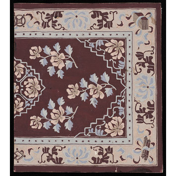 Design - Design for a carpet in the chinoiserie manner Design - Design for a carpet in the chinoiserie manner