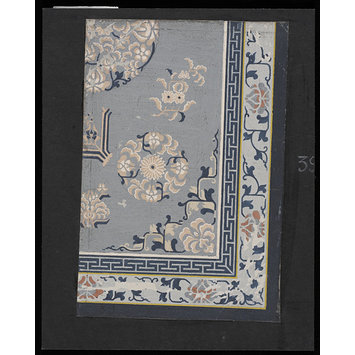 Design - Design for a carpet in the chinoiserie manner Design - Design for a carpet in the chinoiserie manner