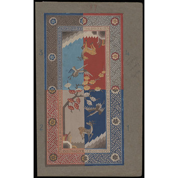 Design - Design for a carpet in the chinoiserie manner Design - Design for a carpet in the chinoiserie manner