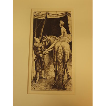 Print - The Bareback Rider Print - The Bareback Rider