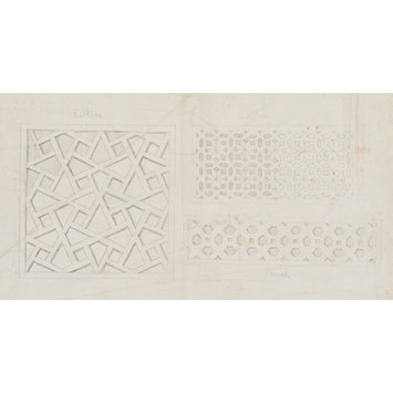 Drawing - One of 16 drawings and tracings of Saracenic pavements, ornament, lattices etc in Cairo Drawing - One of 16 drawings and tracings of Saracenic pavements, ornament, lattices etc in Cairo