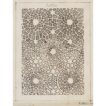 Drawing - One of 16 drawings and tracings of Saracenic pavements, ornament, lattices etc in Cairo Drawing - One of 16 drawings and tracings of Saracenic pavements, ornament, lattices etc in Cairo