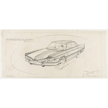 Drawing - Design for a car Drawing - Design for a car