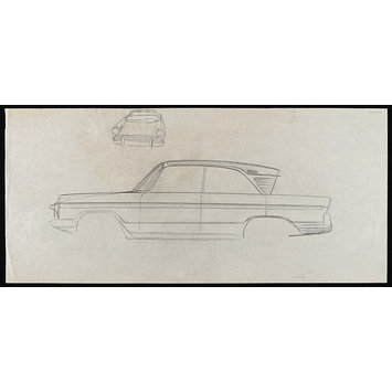 Drawing - Design for a car Drawing - Design for a car