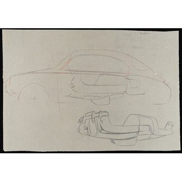 Drawing - Design for a car Drawing - Design for a car