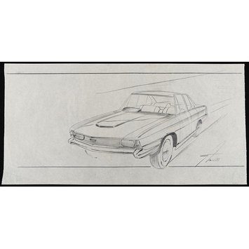 Drawing - Design for a car Drawing - Design for a car