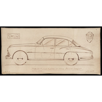 Drawing - Design for a car Drawing - Design for a car