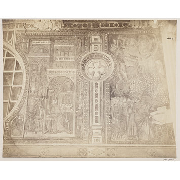 Photograph - Mosaics - S. Maria Maggiore in the external Loggia, right-hand part Photograph - Mosaics - S. Maria Maggiore in the external Loggia, right-hand part