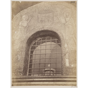 Photograph - Mosaics - S. Prassede, Chapel of S. Zeno, Window, A.D. 820 Photograph - Mosaics - S. Prassede, Chapel of S. Zeno, Window, A.D. 820
