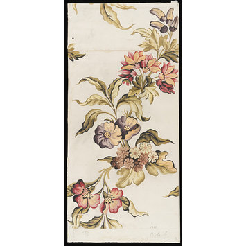 Design for a woven silk Design for a woven silk